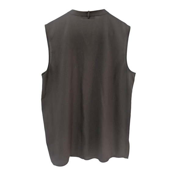 Tory Burch Navy Blue Mandarin Collar Blouse - Picture 8 of 13